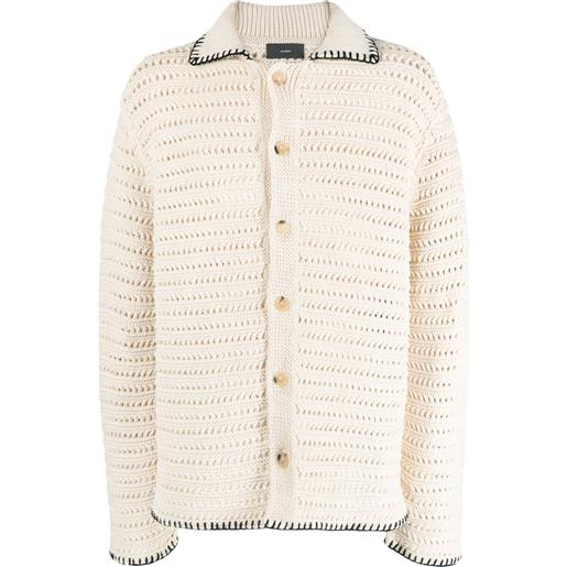 Alanui cardigan aperto - toni neutri