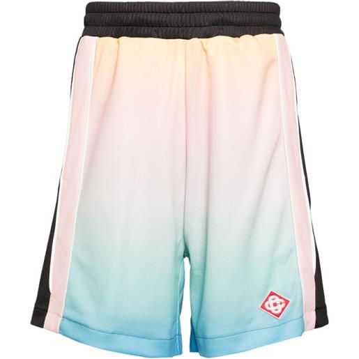 Casablanca shorts sportivi gradient - nero