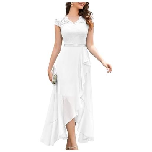 Bbonlinedress abiti da sera manica lunga elegante delle donne festive prom dress estate chiffon abito da damigella d'onore partito abito da ballo