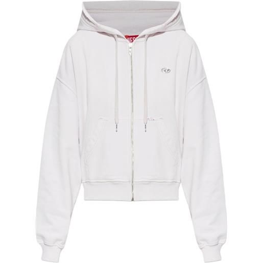 Diesel felpa con decorazione - bianco