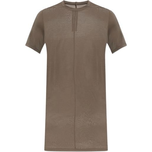 Rick Owens seam-detail t-shirt - grigio