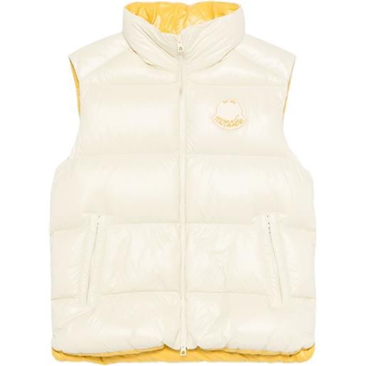 Moncler gilet lipsi trapuntato - giallo