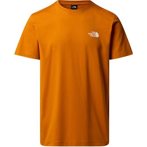 The North Face t-shirt uomo The North Face simple dome arancione