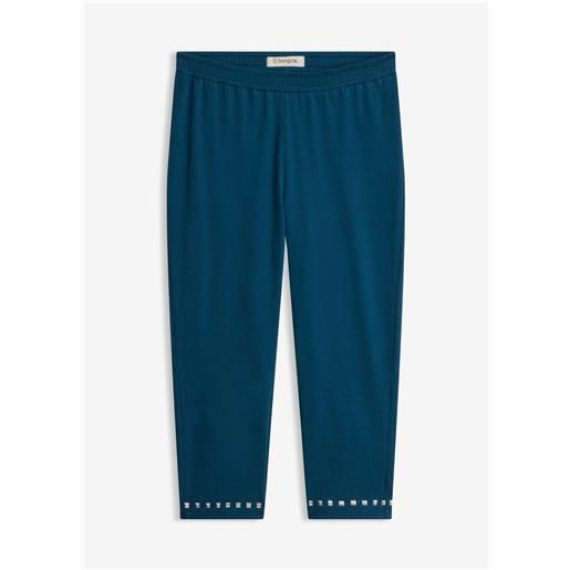bonprix leggings capri-petrolio