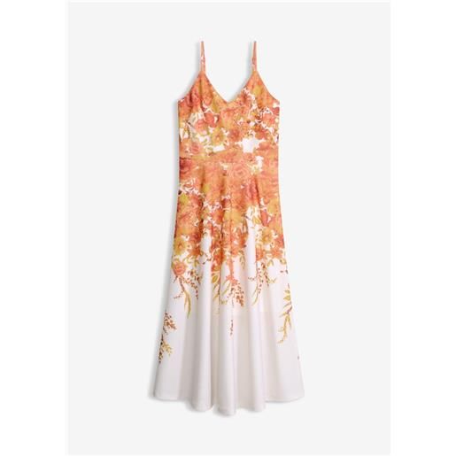 bonprix abito con spalline-bianco