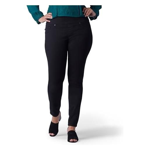 Lee - plus size sculpting slim fit skinny leg pull on jean, jeans donna
