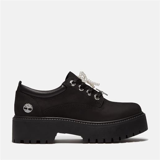 Timberland - scarpa con plateau stone street da donna in colore nero, donna, nero, taglia: 37