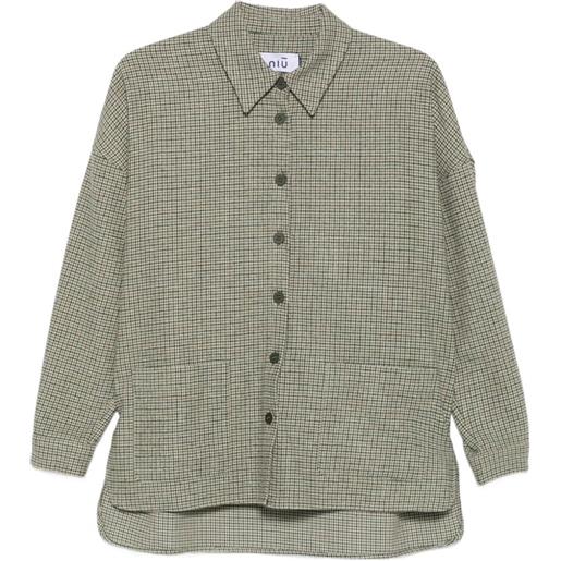 Niu camicia a quadri - verde