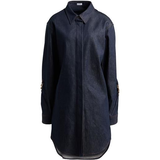 LOEWE - vestito chemisier - blu