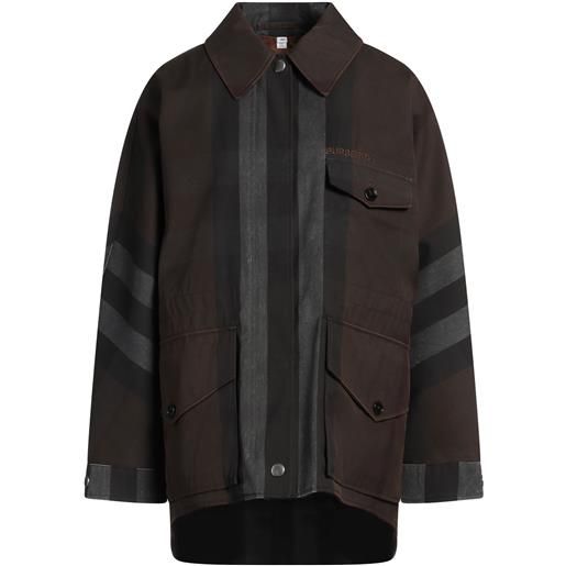 BURBERRY - giubbotto - testa di moro