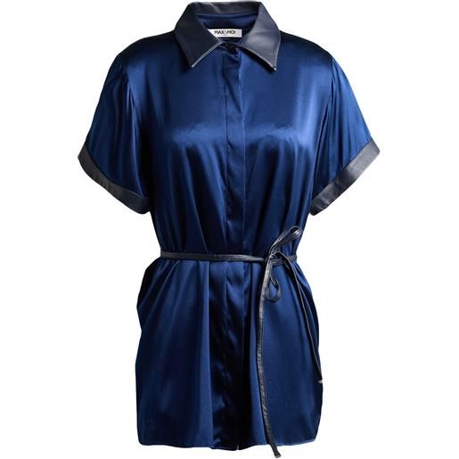 MAX & MOI - camicia - blu navy