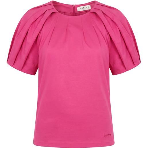 LANVIN - top - fucsia
