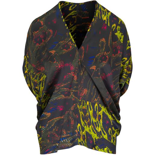 Zero + Maria Cornejo blusa con stampa - nero