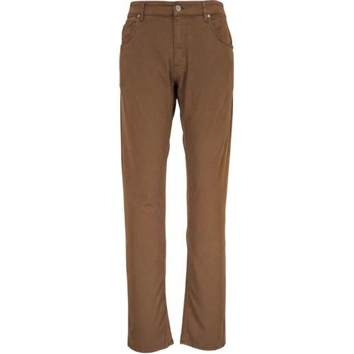 PT Torino pantaloni dritti con 5 tasche - marrone