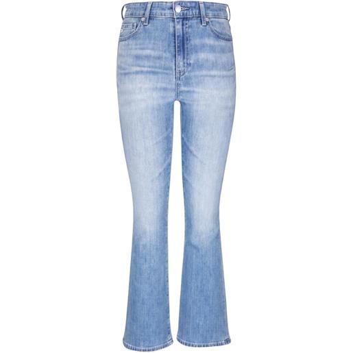 AG Jeans jeans farrah svasati con effetto sfumato - blu