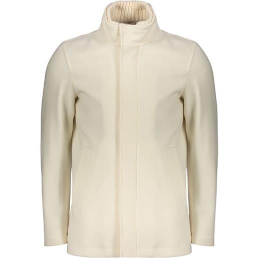 Herno high-collar single-breasted coat - toni neutri