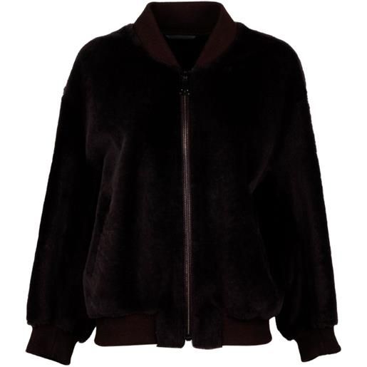 Simonetta Ravizza bomber con zip - nero