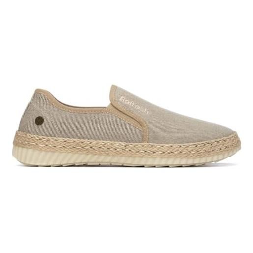 REFRESH - espadrillas uomo taupe - scarpe comode e versatili - moda casual - modello 17552202 (misurare 43)