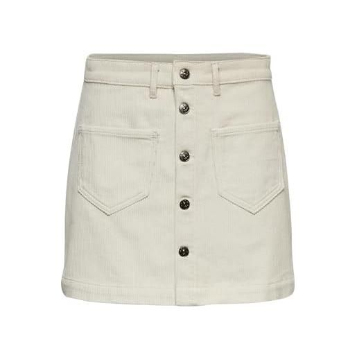 Only onlamazing hw cord life skirt pnt noos, gonna donna, beige (whitecap gray), xl