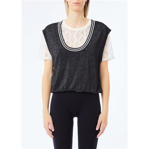 Liu jo maglia liu jo better, nero
