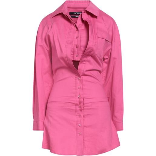 JACQUEMUS - vestito chemisier - fucsia