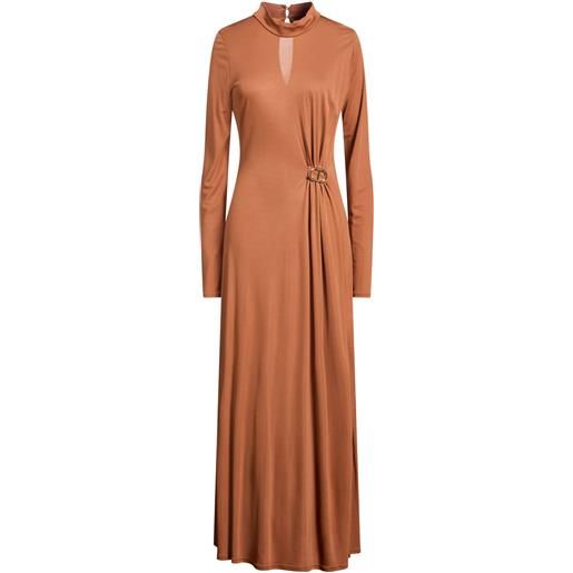 TWINSET - vestito lungo - cammello