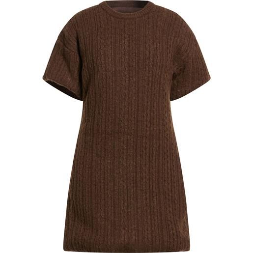 MM6 MAISON MARGIELA - vestito corto - testa di moro