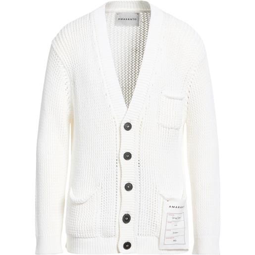 AMARANTO - cardigan - bianco