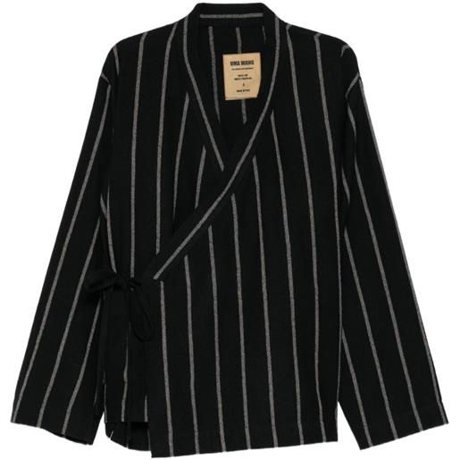 Uma Wang blazer a righe - nero