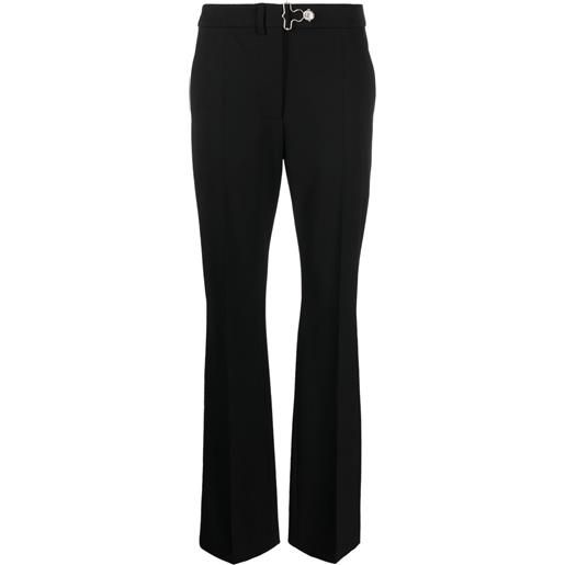 MOSCHINO JEANS pantaloni svasati sartoriali - nero