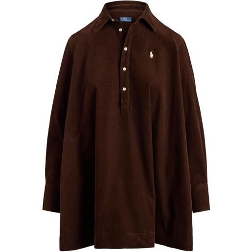 Polo Ralph Lauren abito a coste - marrone