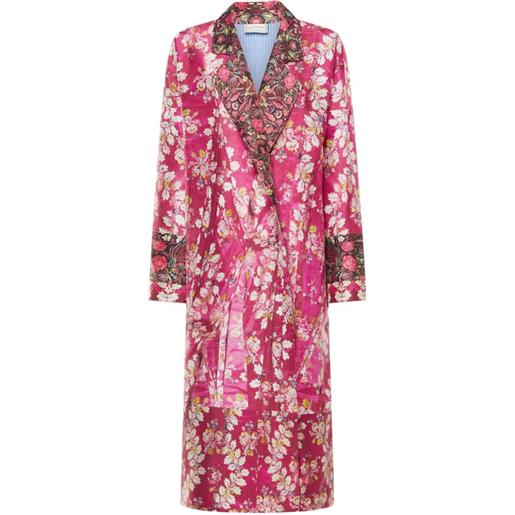 Pierre-Louis Mascia cappotto a fiori - rosa