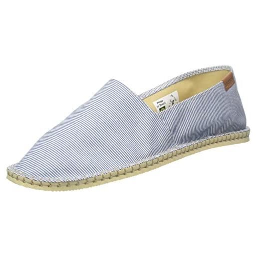 Havaianas origine iv print, espadrille unisex - adulto, navy/sand, 35 eu