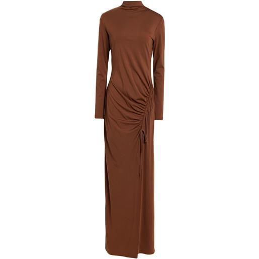 MAR DE MARGARITAS - vestito lungo - marrone