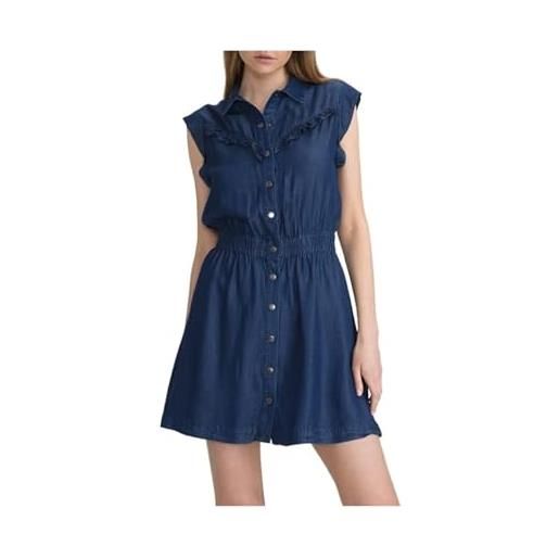 Gas vestito da donna smanicato in tencel