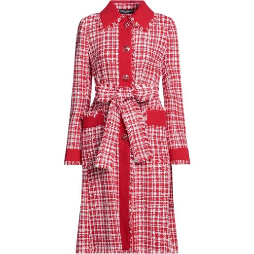 DOLCE&GABBANA - cappotto - rosso