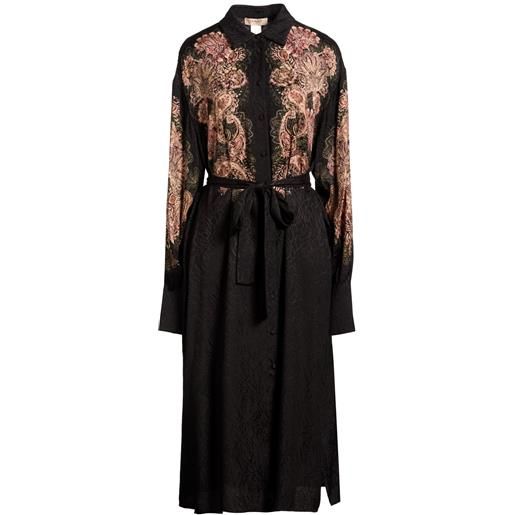 TWINSET - vestito chemisier - nero
