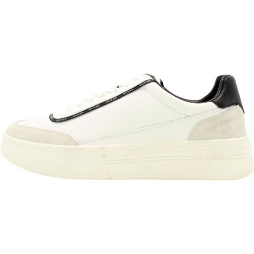 Guess - sneakers con strappi white white