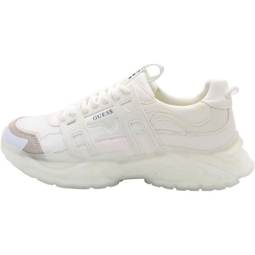 Guess - sneakers con lacci white white