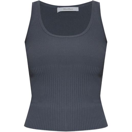Max Mara canotta a coste - grigio