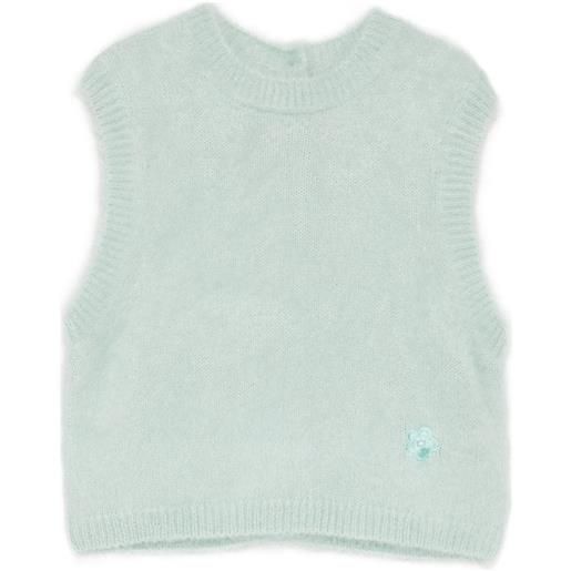 Cecilie Bahnsen top smanicato - verde