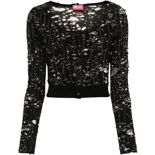 Diesel top crop t-simonne-dev - nero