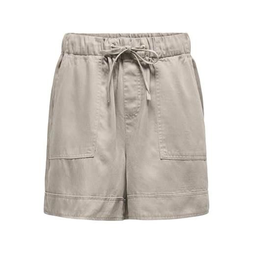 ONLY shorts onlkenya life utlity pantaloncini cc otw, cobblestone, l donna