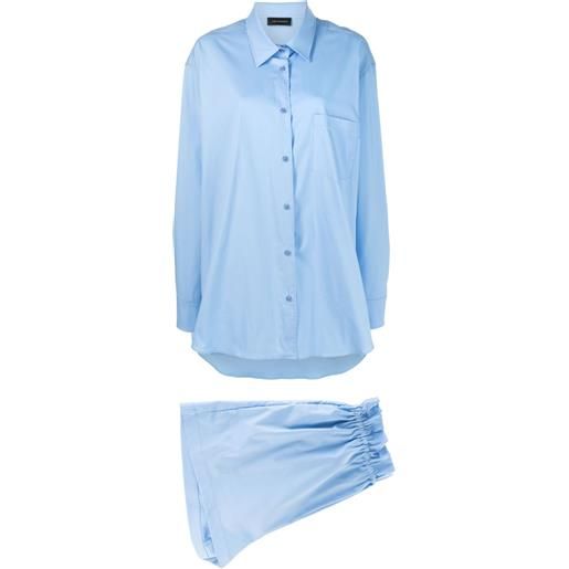 THE ANDAMANE shorts con coulisse - blu