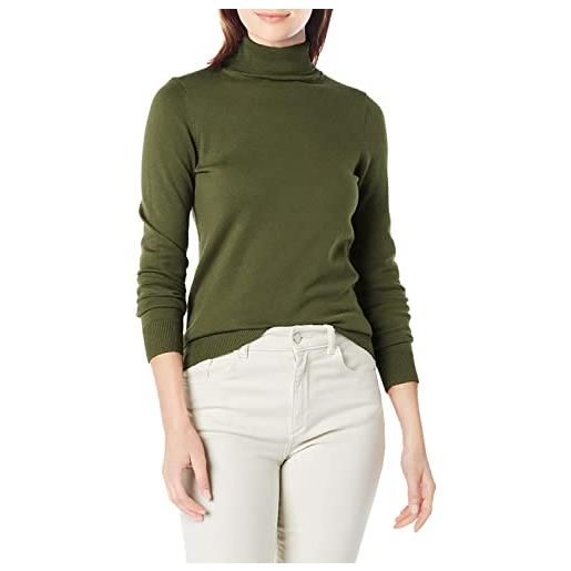 Amazon Essentials dolcevita leggero a maniche lunghe, vestibilità aderente donna