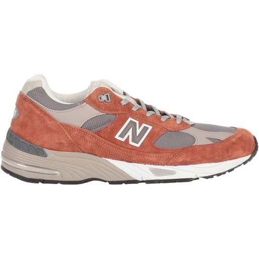 grey new balance 991 uomo arancione
