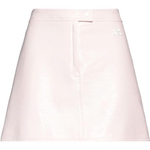 COURRÈGES - minigonna - rosa chiaro