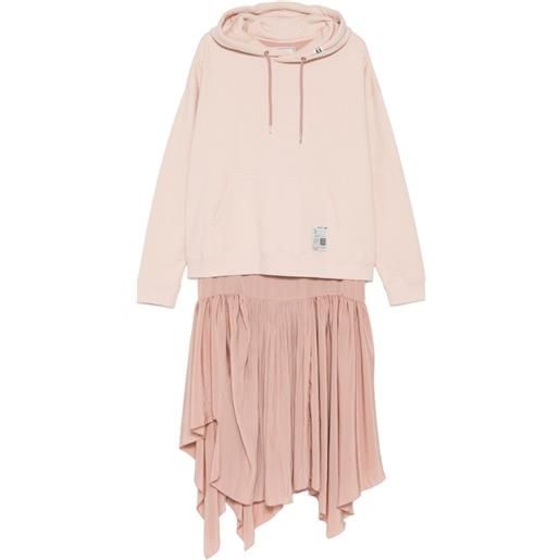 Maison MIHARA YASUHIRO abito asimmetrico - rosa