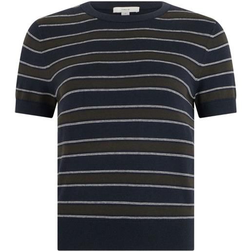 Vince t-shirt a righe - blu