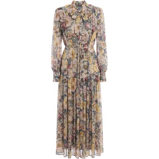 Twin Set floral crepon dress